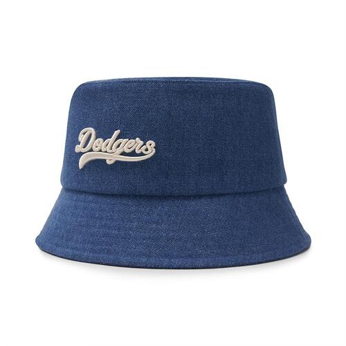 MLB Varsity Cursive Denim Los Angeles Dodgers Hats Blue | 9173520-TZ