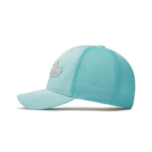 MLB Varsity Cursive Trucker Boston Red Sox Kids' Caps Turquoise | 9270364-LC