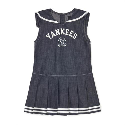 MLB Varsity Denim Like New York Yankees Kids\' Dress Black | 4690358-CU