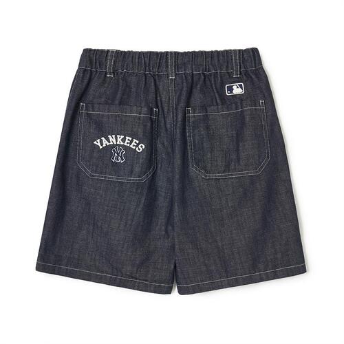 MLB Varsity Denimlike New York Yankees Kids' Shorts Black | 3429810-YO