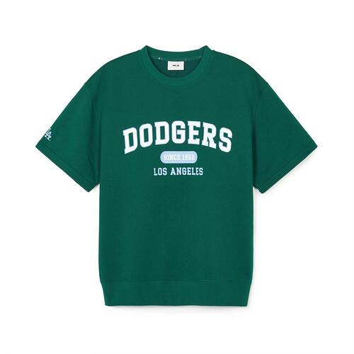 MLB Varsity Half Sleeve Los Angeles Dodgers T Shirts Green | 2638945-HZ