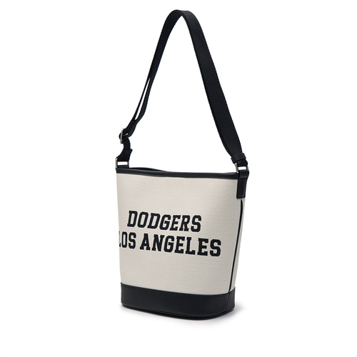 MLB Varsity Jacquard Canvas Los Angeles Dodgers Cross Body Bags Black | 0376825-FK