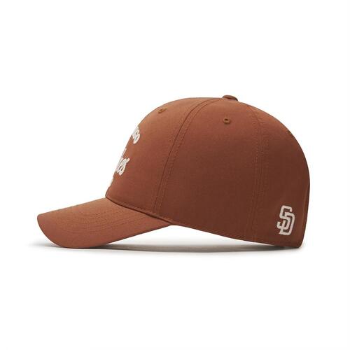 MLB Varsity Lettering Logo Unstructured Ball San Diego Padres Hats Brown | 0571496-WZ