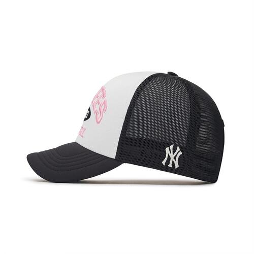 MLB Varsity Lettering Mesh New York Yankees Hats Black | 8306259-TU