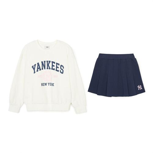 MLB Varsity Mtm Set Up New York Yankees Kids\' Sweatshirts Blue / White | 5149027-PM