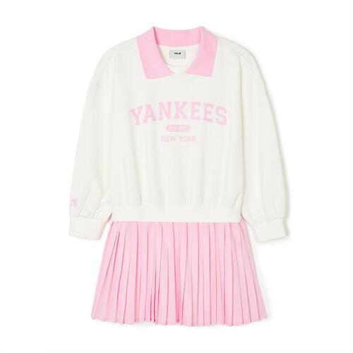 MLB Varsity New York Yankees Kids\' Dress Pink | 6207489-JZ