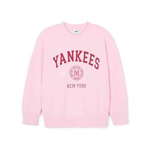 MLB Varsity New York Yankees Kids\' Sweatshirts Pink | 3498561-DS