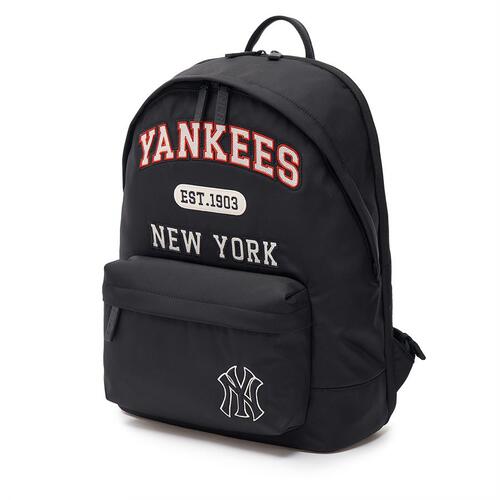 MLB Varsity Nylon Backpack New York Yankees Backpacks Black | 0192684-ZD