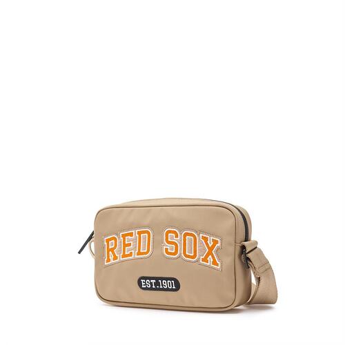 MLB Varsity Nylon Boston Redsox Cross Body Bags Khaki | 7652189-UB