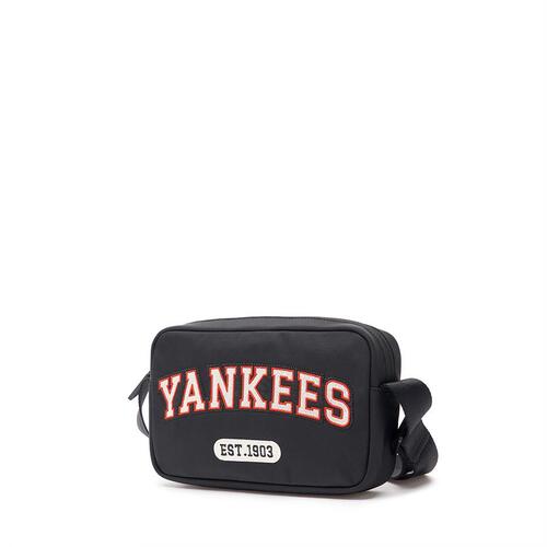 MLB Varsity Nylon New York Yankees Cross Body Bags Black | 0386475-LB