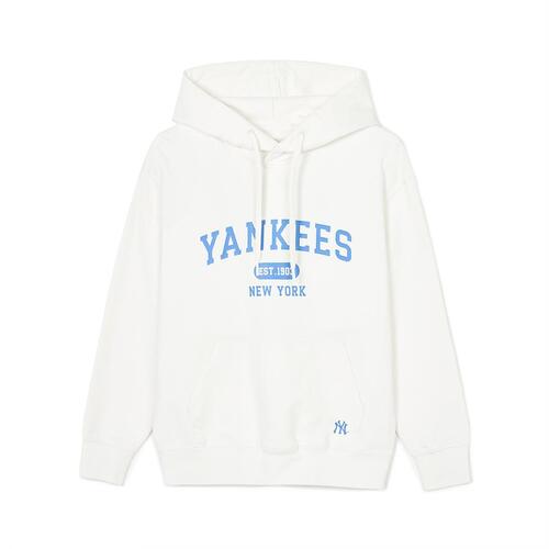 MLB Varsity Over Fit New York Yankees Hoodie White | 6234597-ET