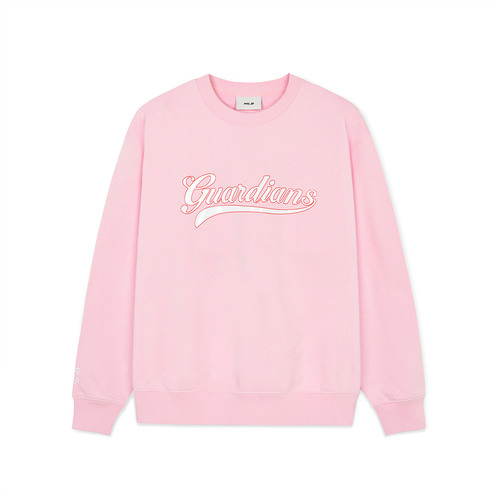 MLB Varsity Overfit Cleveland Indians Sweatshirts Pink | 1742596-BV