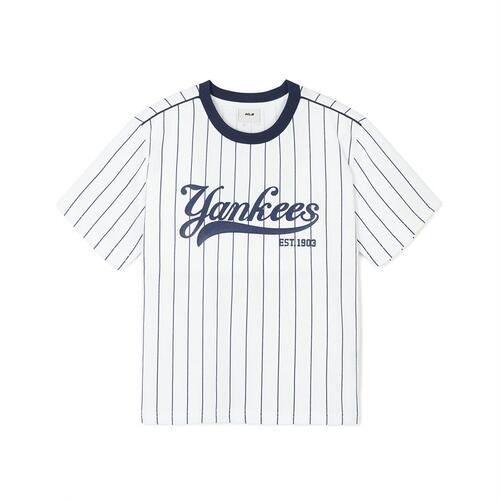 MLB Varsity Stripedt Set New York Yankees Kids' T Shirts Black | 4523679-PJ