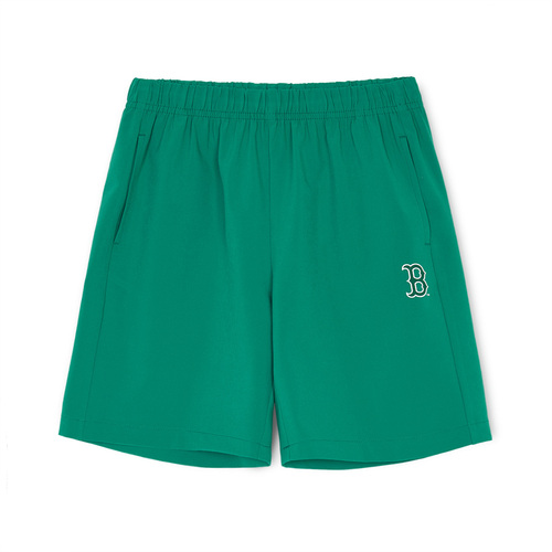 MLB Varsity Woven Boston Red Sox Kids\' Shorts Green | 1054682-RX