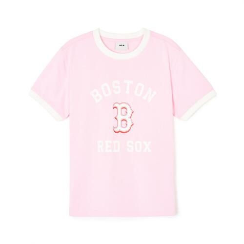 MLB Varsityt Boston Red Sox Kids\' T Shirts Pink | 2354869-RO