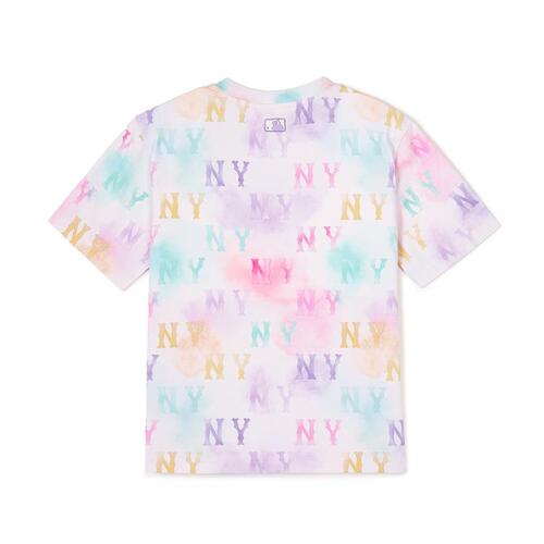 MLB Water Monogram Allovert New York Yankees Kids' T Shirts Multicolor | 3095726-FS