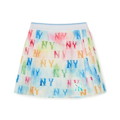 MLB Water Monogram Pleats New York Yankees Kids\' Skirts Multicolor | 9504126-YQ