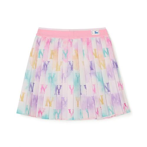 MLB Water Monogram Pleats New York Yankees Kids' Skirts Multicolor | 1493502-LF