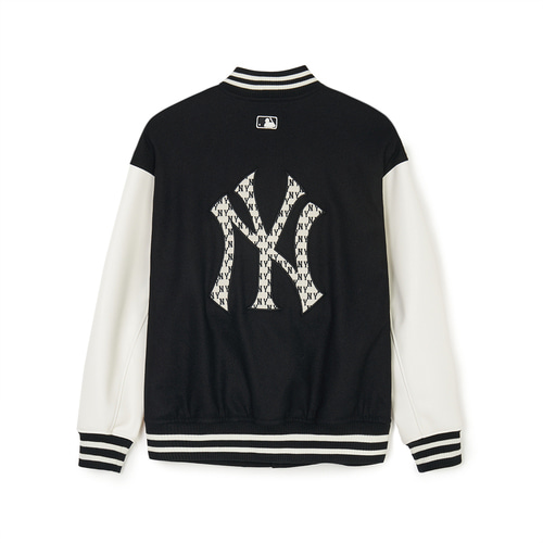 MLB Wool Big Lux Varsity (Single Layer) New York Yankees Jackets Black | 7829431-LJ